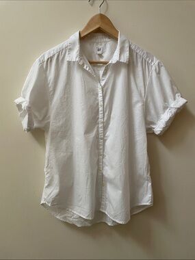 GAP White Short-Sleeve Button-Down Shirt bundle